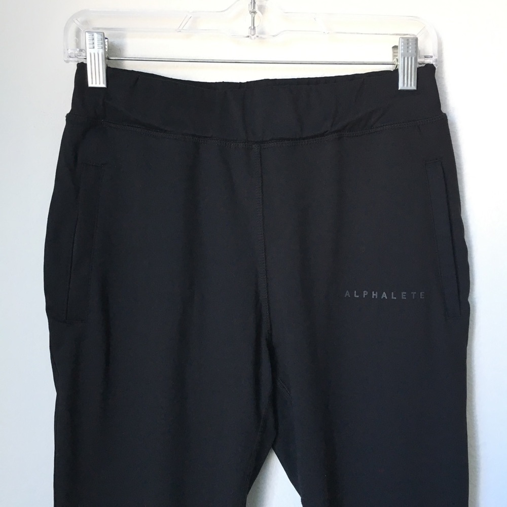 SOLD Alphalete Black Athletic Joggers Pants Size M - Picture 3 of 8